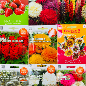 10 مغلفات بذور ازهار متنوعة